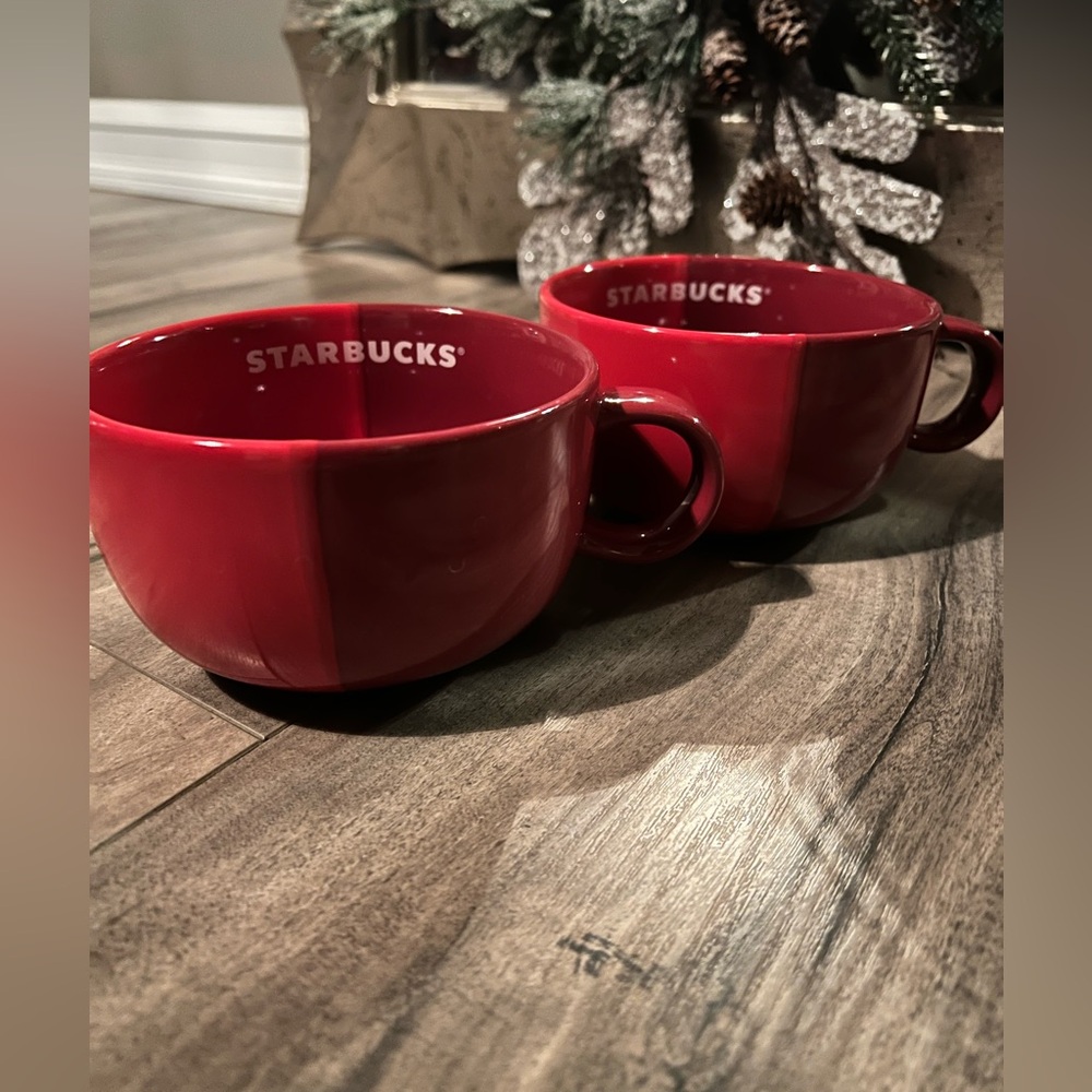 STARBUCKS Holiday Mugs *set of two